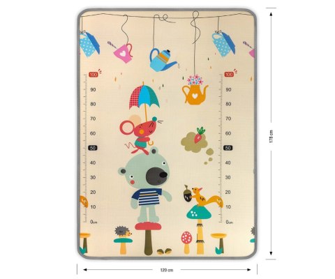 Mata piankowa zwijana Kinder Bear and Whales Milly Mally Mata piankowa zwijana Kinder Bear and Whales Milly Mally