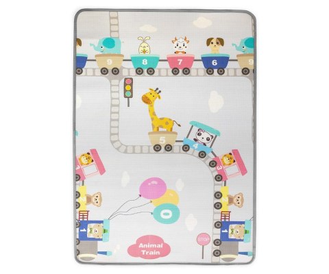 Mata piankowa zwijana Kinder Trains Milly Mally Mata piankowa zwijana Kinder Trains Milly Mally