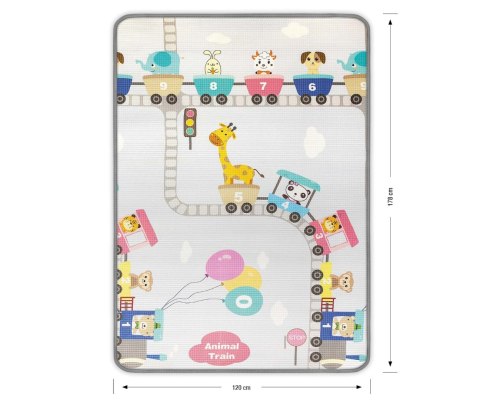 Mata piankowa zwijana Kinder Trains Milly Mally Mata piankowa zwijana Kinder Trains Milly Mally
