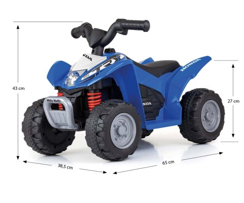 Pojazd na akumulator Quad HONDA ATV Blue Milly Mally Pojazd na akumulator Quad HONDA ATV Blue Milly Mally