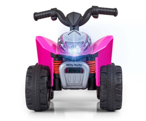 Pojazd na akumulator Quad HONDA ATV Pink Milly Mally Pojazd na akumulator Quad HONDA ATV Pink Milly Mally