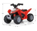 Pojazd na akumulator Quad HONDA ATV Red Milly Mally