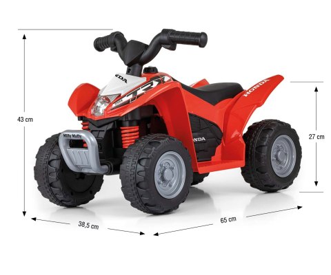 Pojazd na akumulator Quad HONDA ATV Red Milly Mally Pojazd na akumulator Quad HONDA ATV Red Milly Mally