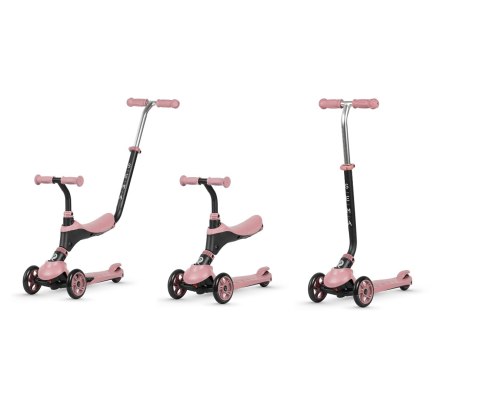 Hulajnoga Sema 3w1 Pink Qplay Hulajnoga Sema 3w1 Pink Qplay