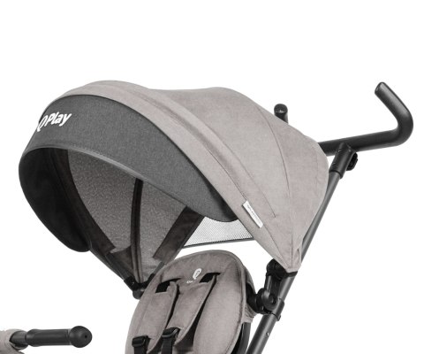 Rowerek Trójkołowy Rito Star Grey Qplay Rowerek Trójkołowy Rito Star Grey Qplay