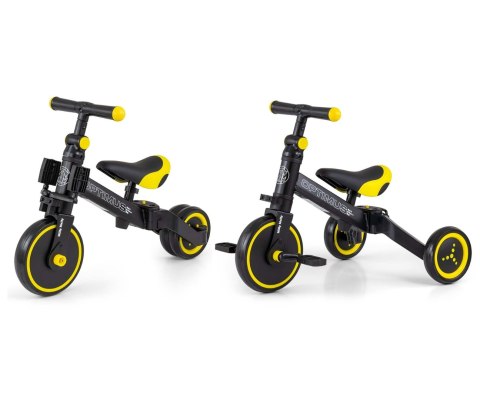 Rowerek 3w1 Optimus Black Milly Mally Rowerek 3w1 Optimus Black Milly Mally