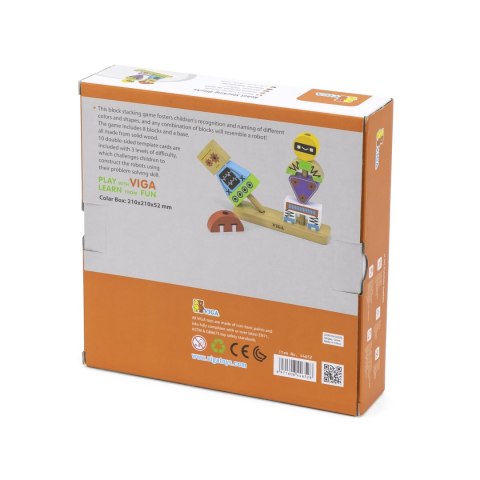Viga 44652 Klocki do ukladania - Roboty Viga 44652 Klocki do ukladania - Roboty