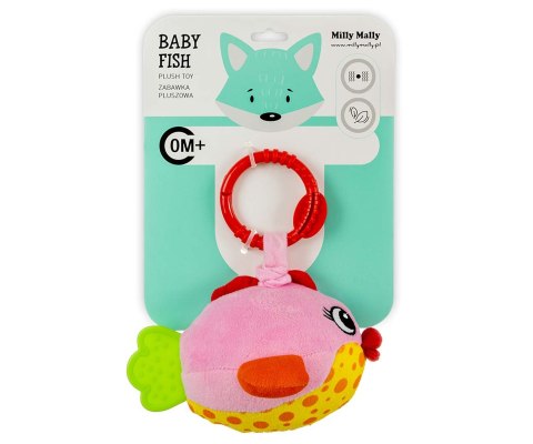 Zawieszka pluszowa Rybka - Baby fish - 2882 PINK Milly Mally Zawieszka pluszowa Rybka - Baby fish - 2882 PINK Milly Mally