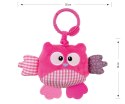 Zawieszka pluszowa Sówka - Cutie owl - 2881 PINK Milly Mally