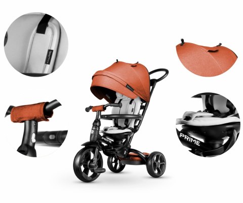 Rowerek Trójkołowy New Prime Orange Qplay Rowerek Trójkołowy New Prime Orange Qplay