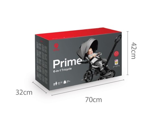 Rowerek Trójkołowy New Prime Orange Qplay Rowerek Trójkołowy New Prime Orange Qplay