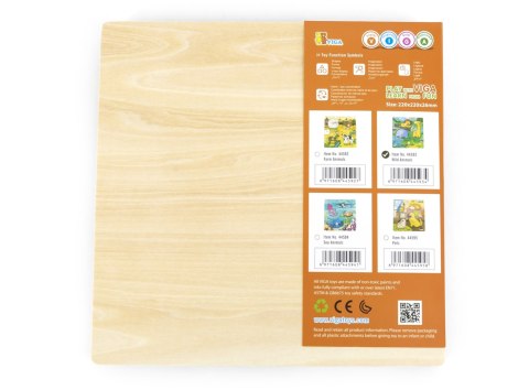 Viga 44593 Puzzle z uchwytami - dzikie zwierzęta Viga 44593 Puzzle z uchwytami - dzikie zwierzęta