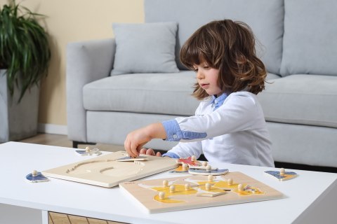 Viga 44611 Puzzle na podkładce z uchwytami - Pies Viga 44611 Puzzle na podkładce z uchwytami - Pies