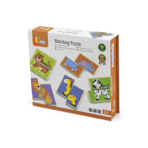 Viga 50842 Puzzle dopasowanka - dzikie zwierzęta Viga 50842 Puzzle dopasowanka - dzikie zwierzęta