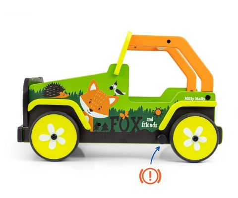 Zabawka Chodzik-Pchacz dla dzieci Explorer Fox and Friends Milly Mally Zabawka Chodzik-Pchacz dla dzieci Explorer Fox and Friends Milly Mally