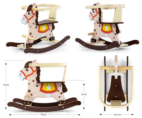 Koń Lucky 12 - Brown Milly Mally Koń Lucky 12 - Brown Milly Mally