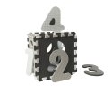 Mata piankowa puzzle Jolly 3x3 Digits - Grey Milly Mally