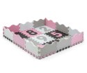 Mata piankowa puzzle Jolly 3x3 Digits - Pink Grey Milly Mally