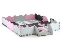 Mata piankowa puzzle Jolly 3x3 Digits - Pink Grey Milly Mally