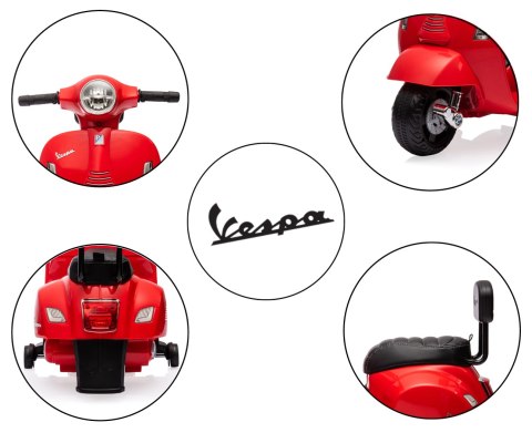 Pojazd na akumulator Mini Vespa GTS Red Milly Mally