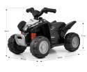 Pojazd na akumulator Quad HONDA ATV Black Milly Mally