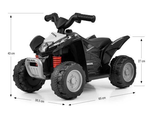 Pojazd na akumulator Quad HONDA ATV Black Milly Mally Pojazd na akumulator Quad HONDA ATV Black Milly Mally