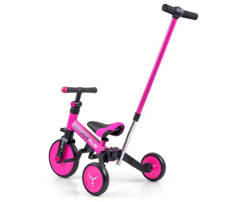 Rowerek 4w1 Optimus Plus Pink Milly Mally Rowerek 4w1 Optimus Plus Pink Milly Mally