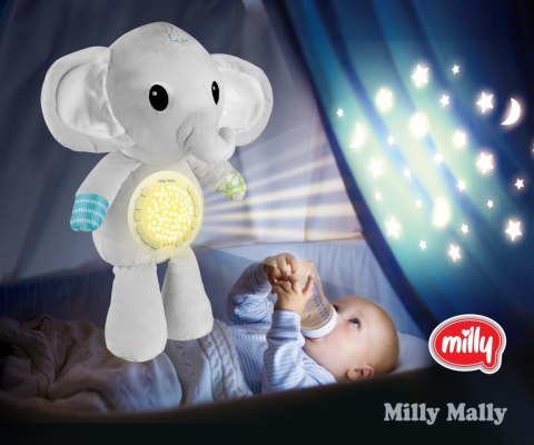 Zabawka pluszowa z Projektorem Milly Elephant Milly Mally Zabawka pluszowa z Projektorem Milly Elephant Milly Mally