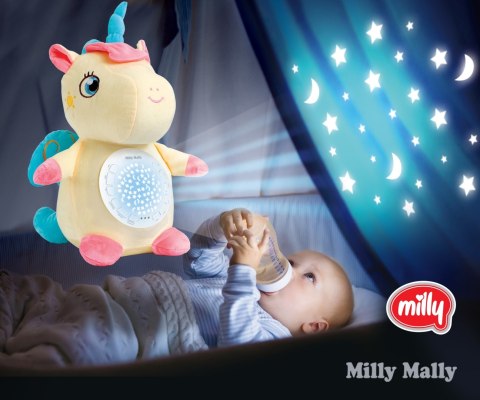 Zabawka pluszowa z Projektorem Milly Unicorn Milly Mally Zabawka pluszowa z Projektorem Milly Unicorn Milly Mally