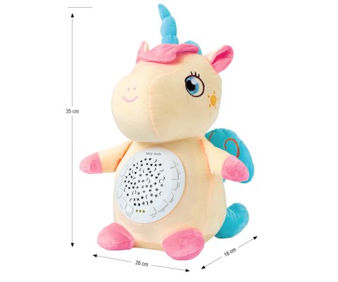 Zabawka pluszowa z Projektorem Milly Unicorn Milly Mally Zabawka pluszowa z Projektorem Milly Unicorn Milly Mally