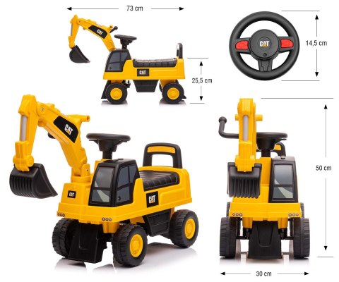 Pojazd CAT Excavator Koparka Milly Mally Pojazd CAT Excavator Koparka Milly Mally