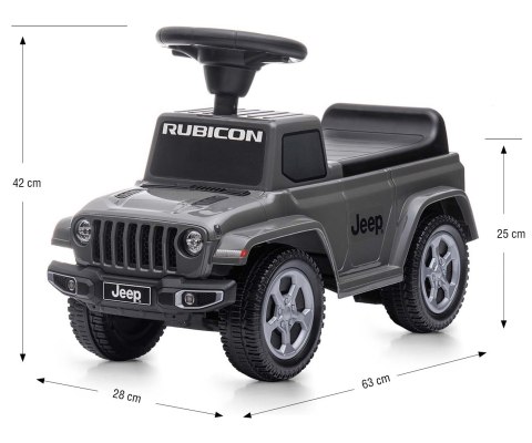 Pojazd Jeep Rubicon Gladiator Grey Milly Mally Pojazd Jeep Rubicon Gladiator Grey Milly Mally