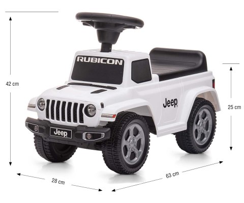 Pojazd Jeep Rubicon Gladiator White Milly Mally Pojazd Jeep Rubicon Gladiator White Milly Mally