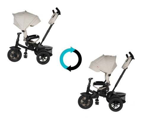 Rowerek Trójkołowy Premium Beige Qplay Rowerek Trójkołowy Premium Beige Qplay