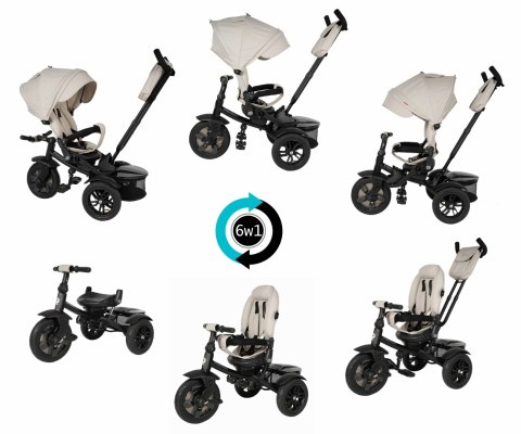 Rowerek Trójkołowy Premium Beige Qplay Rowerek Trójkołowy Premium Beige Qplay
