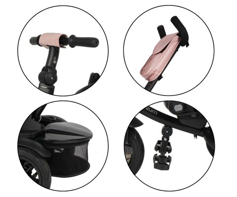 Rowerek Trójkołowy Premium Pink Qplay Rowerek Trójkołowy Premium Pink Qplay