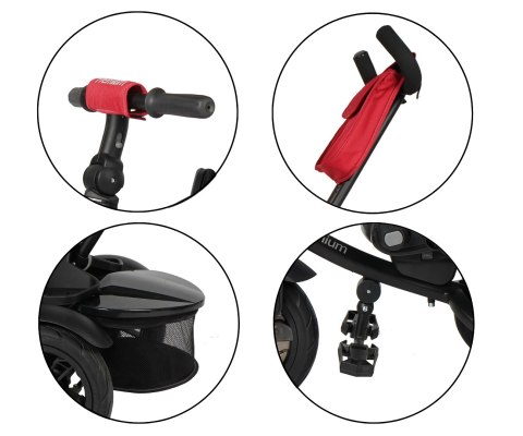 Rowerek Trójkołowy Premium Red Qplay Rowerek Trójkołowy Premium Red Qplay
