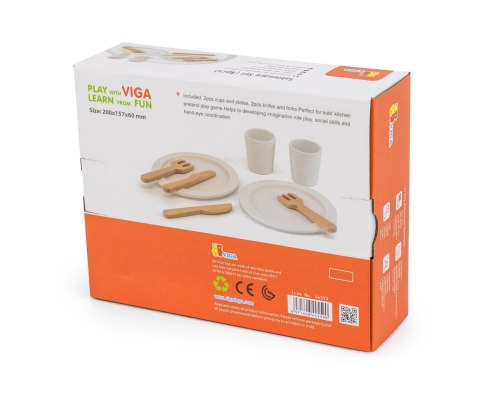 Viga 44559 Drewniana zastawa Viga 44559 Drewniana zastawa