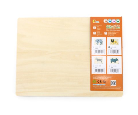 Viga 44602 Puzzle na podkładce z uchwytami - Lew Viga 44602 Puzzle na podkładce z uchwytami - Lew